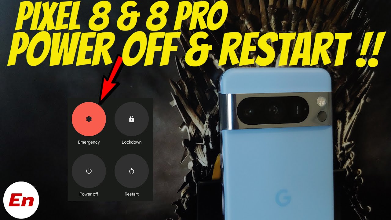 Google Pixel 8,8 Pro & 8a : How To Turn Off, Restart, Force Restart & Remap Power Button!