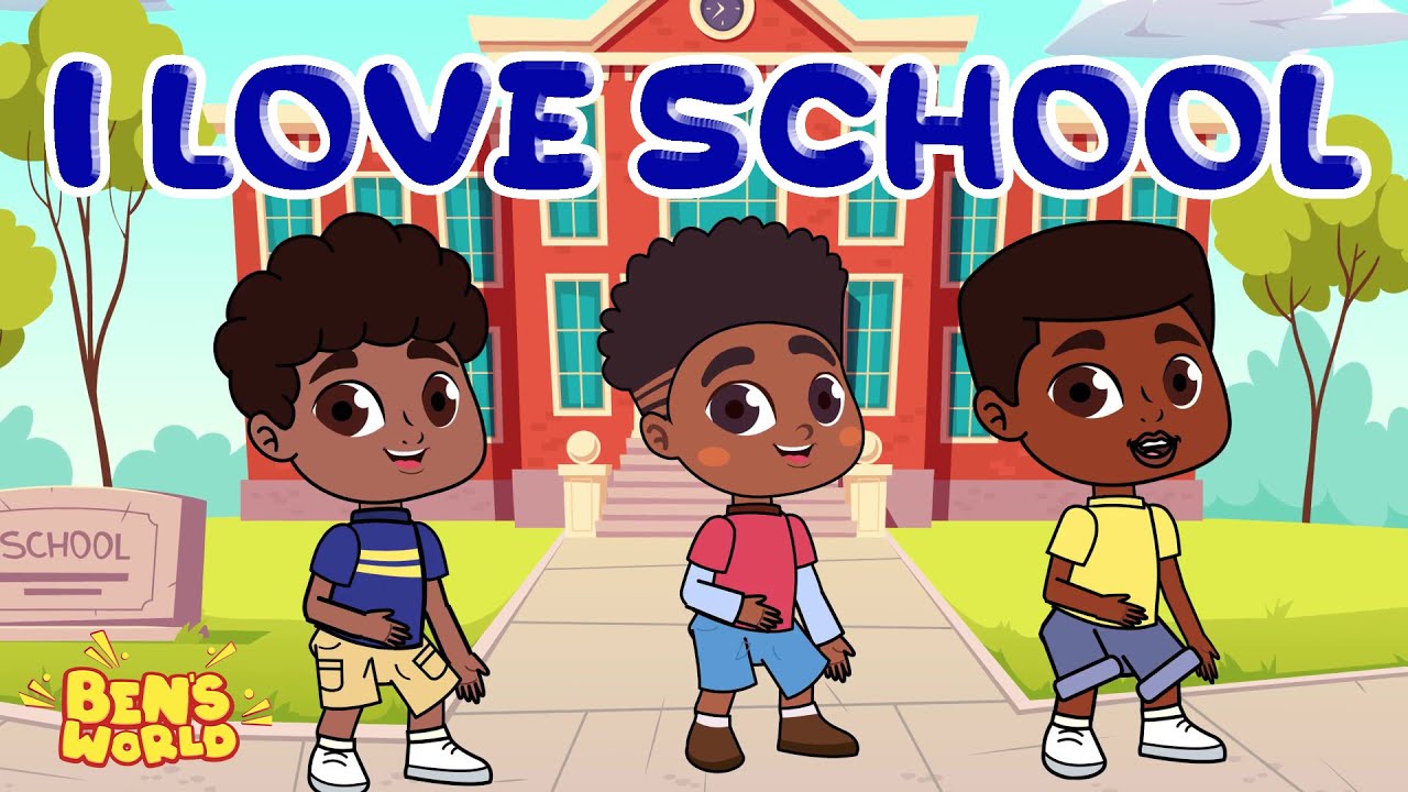 I Love School🎓Fun Animation for Kids with Friendship, Positive Values & Learning Together