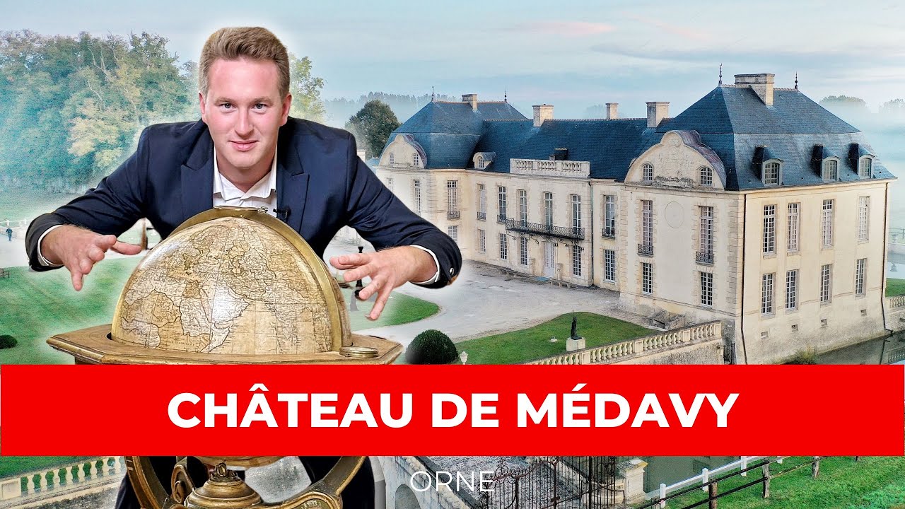 Le château de Médavy (Orne), le château des globes !