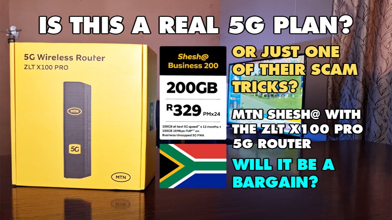 MTN SHESH@ 200GB & ZLT X100 PRO 5G ROUTER REVIEW (4K)