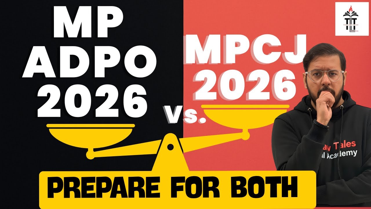 MP Civil Judge vs. MP ADPO: How to Prepare for BOTH | Smart Strategy For 2026 | Shubham Upadhyay