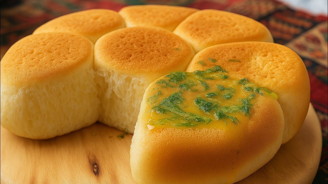 Soft & Fluffy Pan Bread — No Oven, No Eggs! So Easy & Delicious