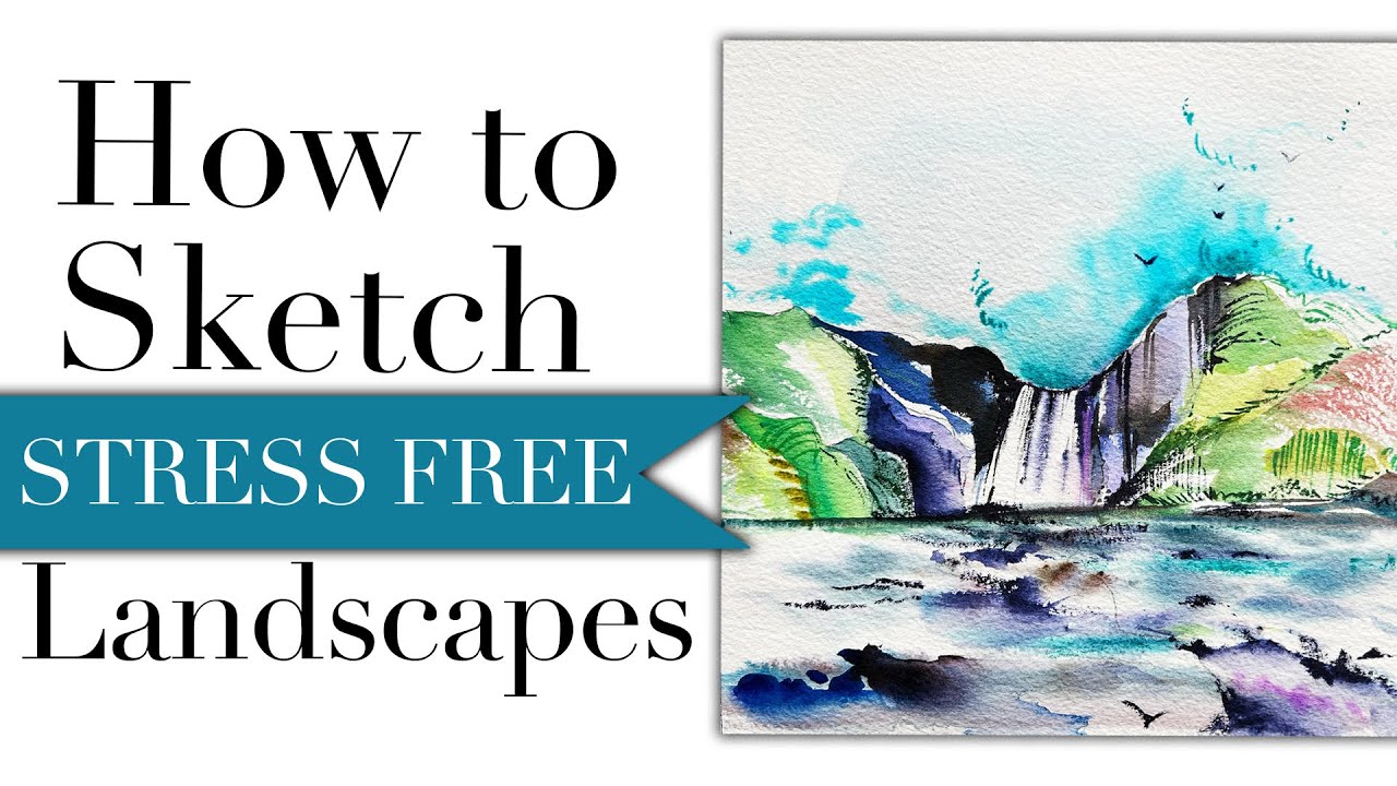 Don't Try Sketching Landscapes without a Sharpie!!