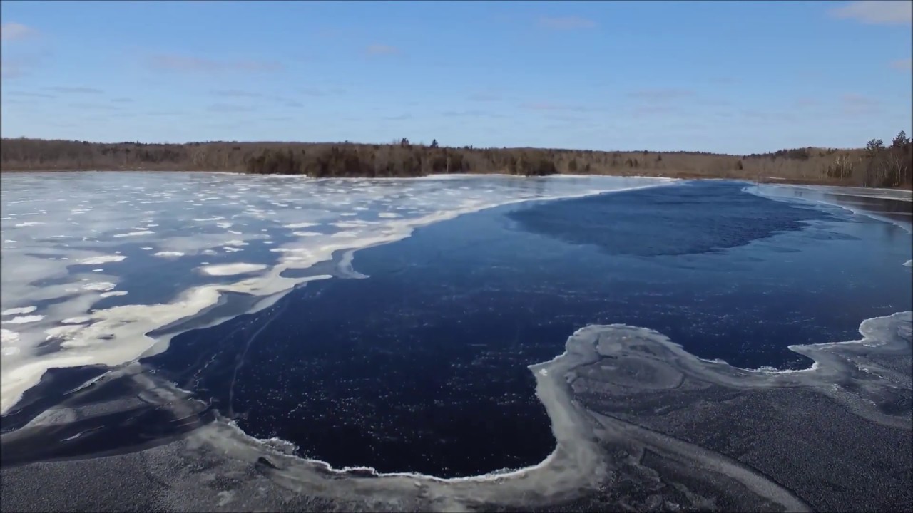 Beaver Lake Spring Thaw Status Mar 12 18 2017
