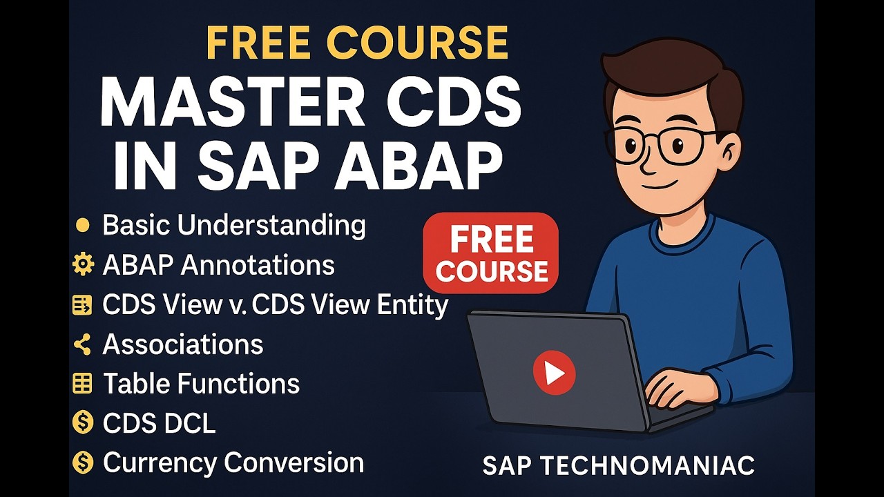 Введение в SAP CDS. Часть 1. Курс ABAP на HANA.