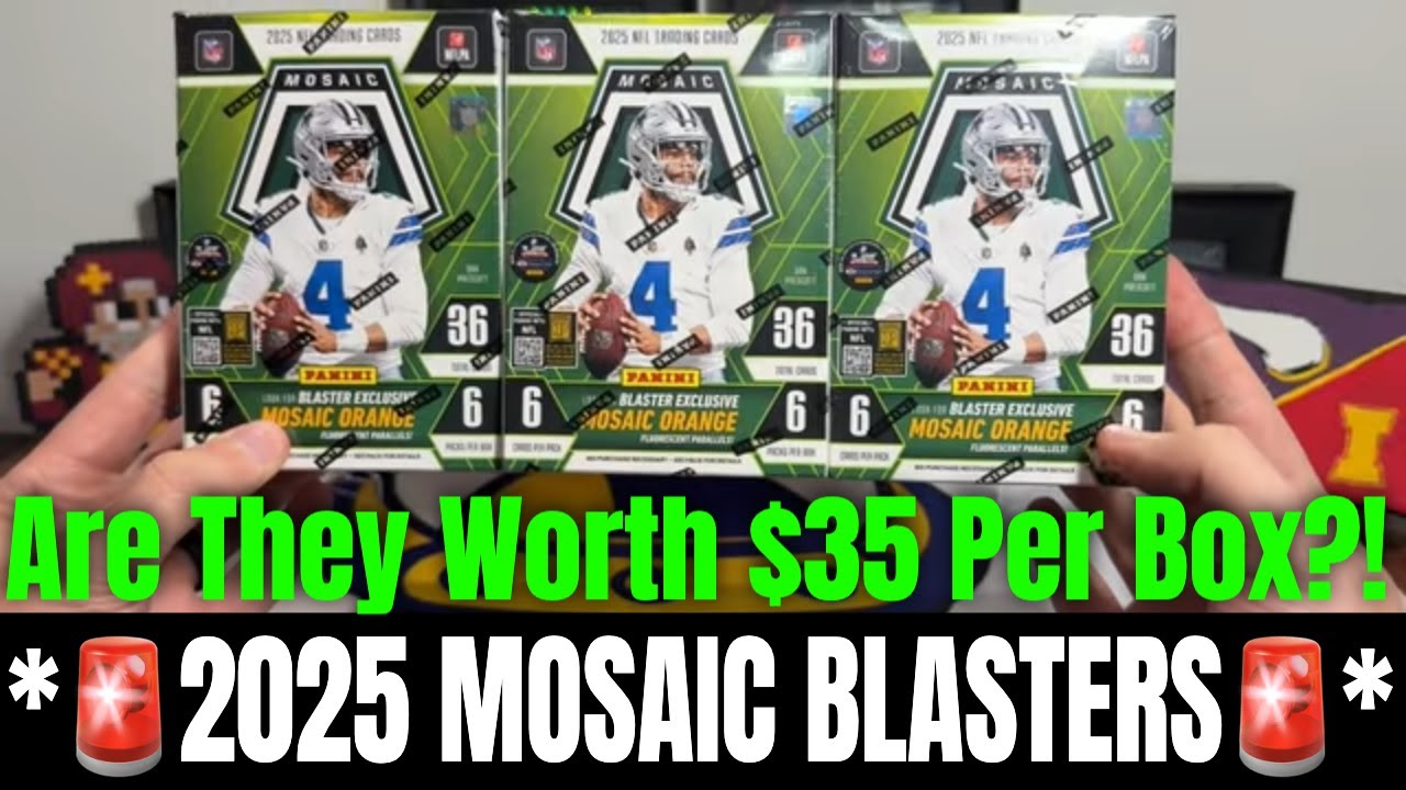 *🚨ПЕРВЫЙ ВЗГЛЯД НА КОРОБКИ С ФУТБОЛЬНЫМИ КАРТОЧКАМИ MOSAIC 2025 ГОДА!🚨* ПОСМОТРИТЕ, ПРЕЖДЕ ЧЕМ ПО...