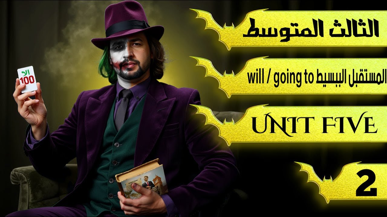 المستقبل البسيط will / going to/ انكليزي ثالث متوسط/  اليونت الخامس / المحاضرة 2
