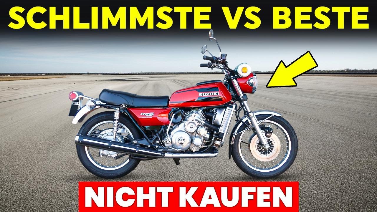 Die 3 SCHLIMMSTEN&ndash; und 4 BESTEN Motorr&auml;der der 70er Jahre (Das Jahrzehnt der Extreme!)