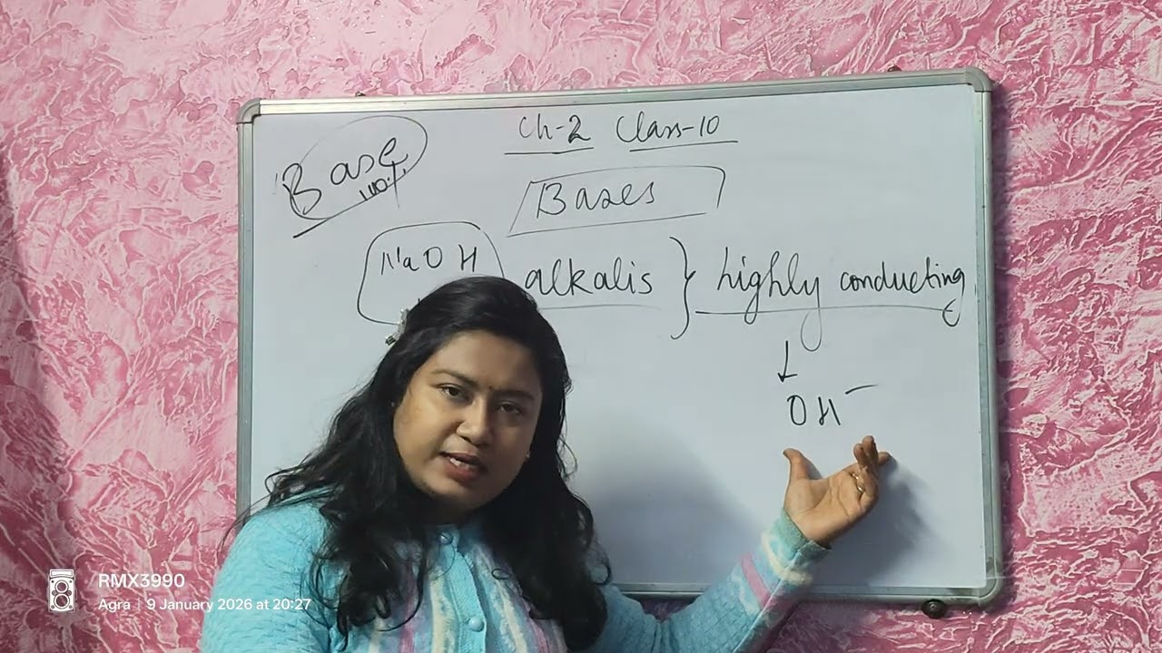 Bases chapter 2 chemistry class 10 