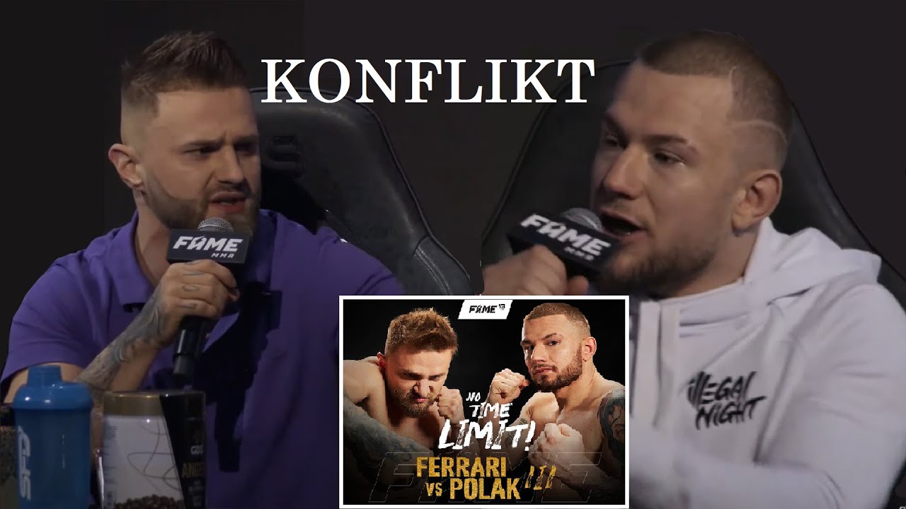 Konflikt Ferrari Polak CAŁY!!!! Fame MMA 13 Konferencja