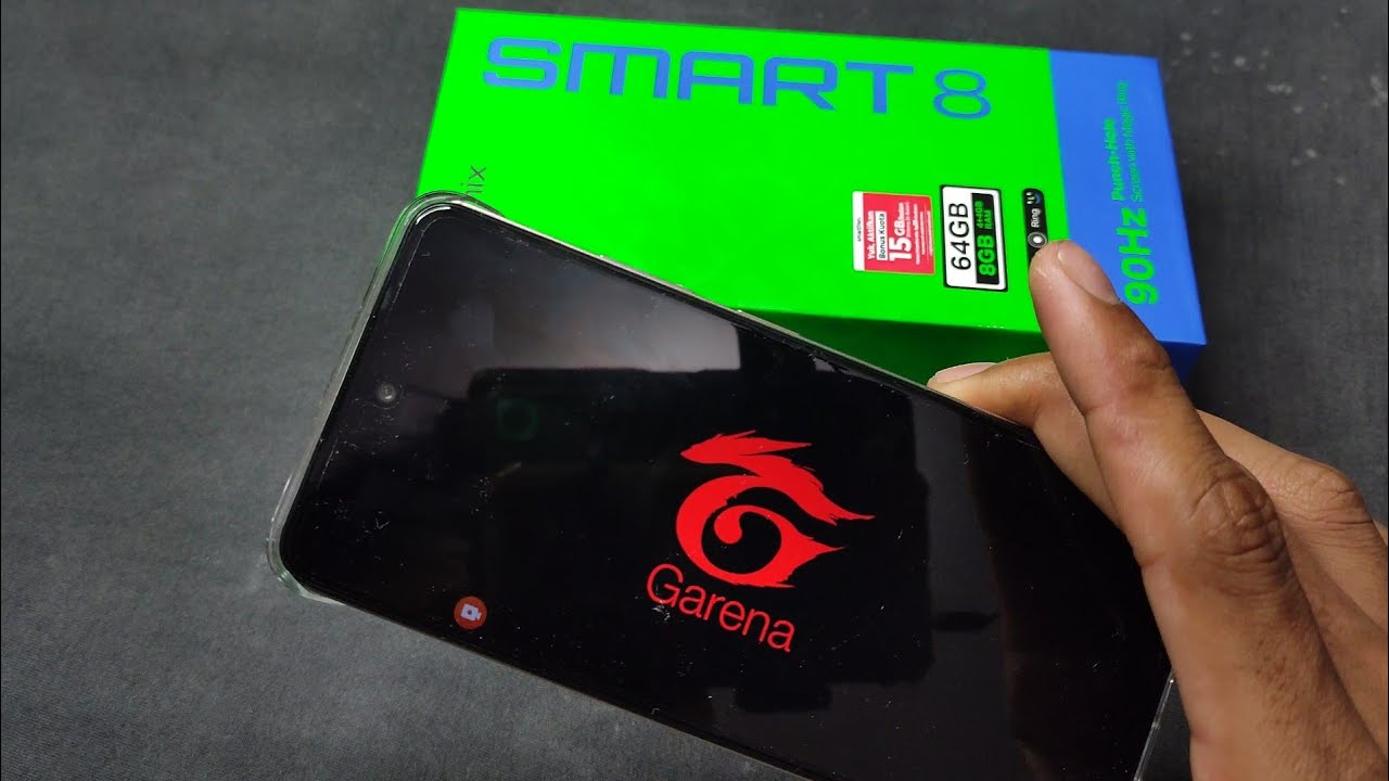 cara setting infinix smart 8 untuk main game free fire