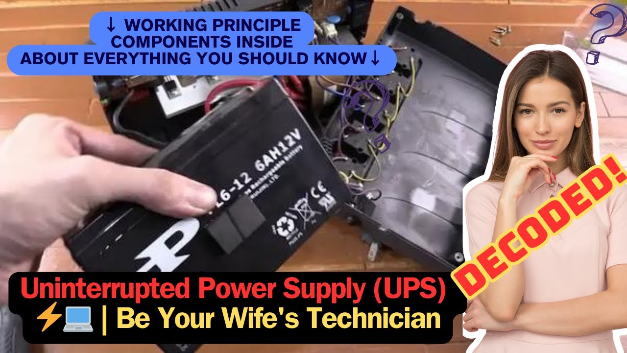 How UPS Power Supply Works? Uninterruptible Power Supply 😲 UPS Principle and Working, UPS Components