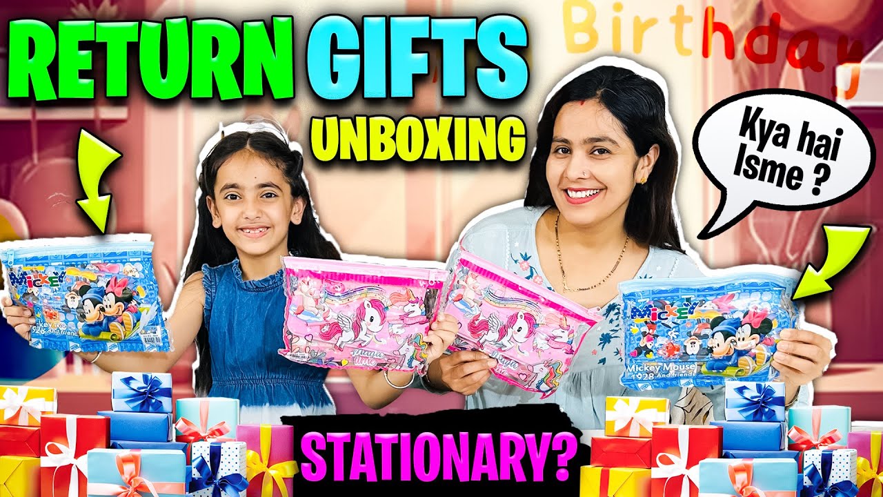 Return Gifts for Birthday | Return Gifts Idea | Stationery | Unicorn Stationery | Samayra Narula