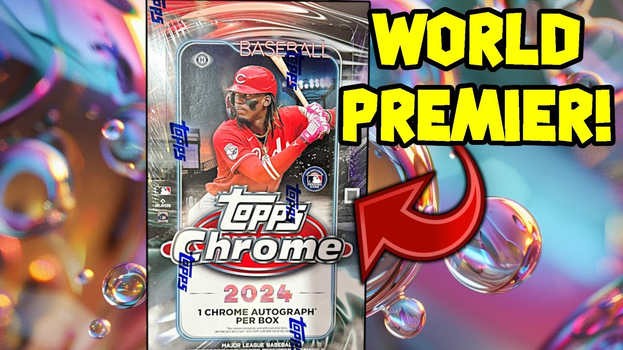 NEW RELEASE 2024 TOPPS CHROME HOBBY BOX BASEBALL CARDS