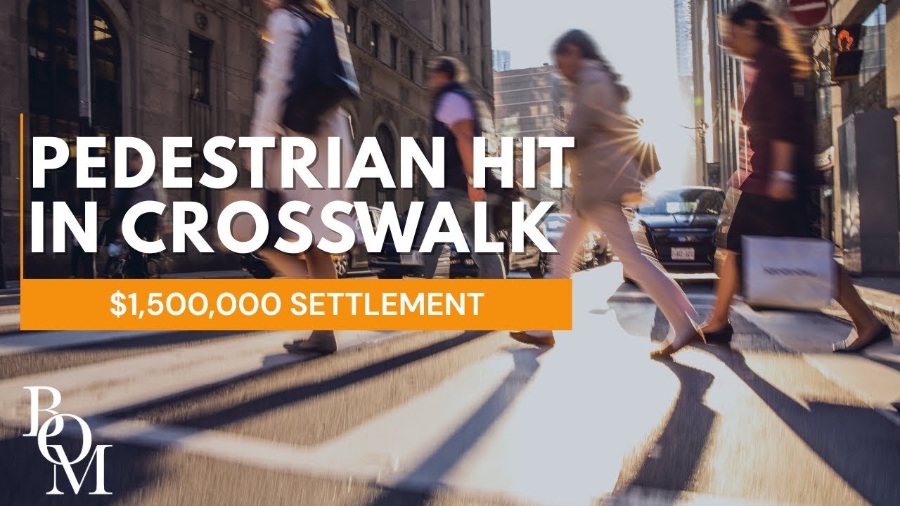 Pedestrian Hit in NYC Crosswalk by Distracted Driver: $1.5M Settlement Explained