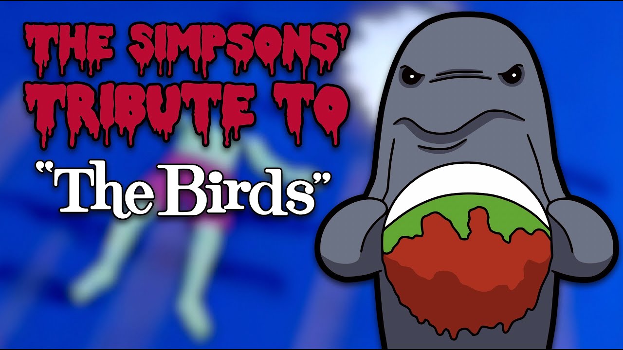 The Simpsons' Tribute to ‘The Birds’… But With Dolphins | EXPLORING SIMPSONS HORROR