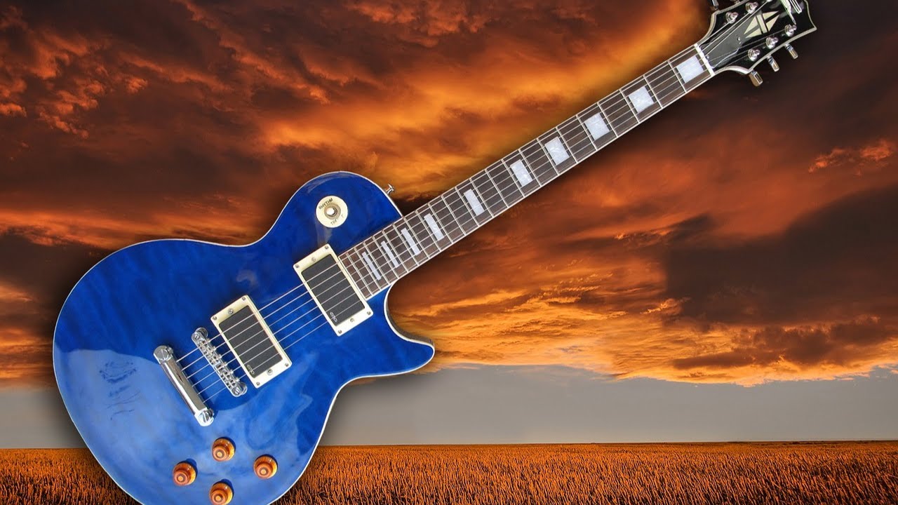 Energetic Hard Rock Guitar Backing Track in D Minor