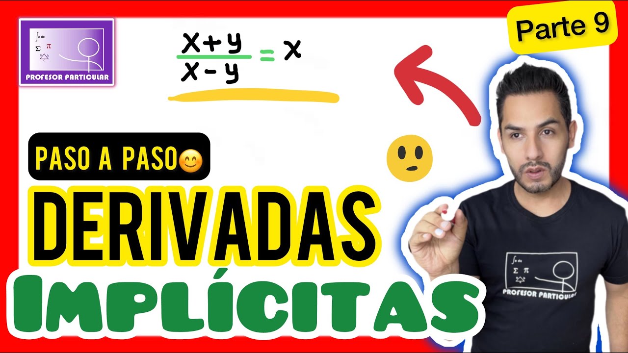 ✅​DERIVACIÓN IMPLÍCITA Ejercicios Resueltos [𝙎é 𝙪𝙣 𝙘𝙧𝙖𝙘𝙠😎​🫵​💯​] Cálculo Diferencial