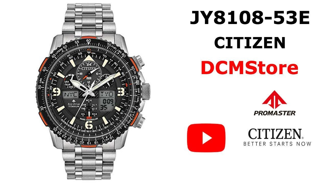 JY8108-53E Citizen Titanium Promaster Skyhawk A-T