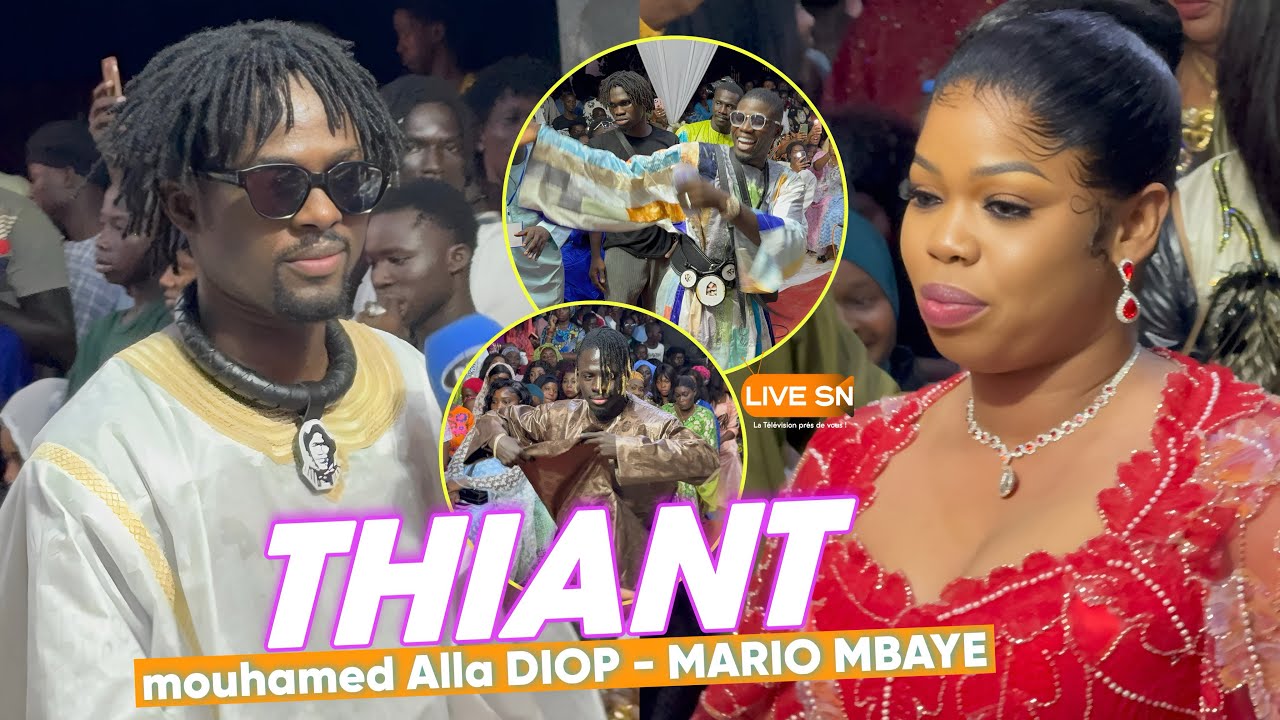 THIANT MOUHAMED ALLA DIOP devant MARIO MBAYE et MAME NDIAYE SAVON #livesn 
