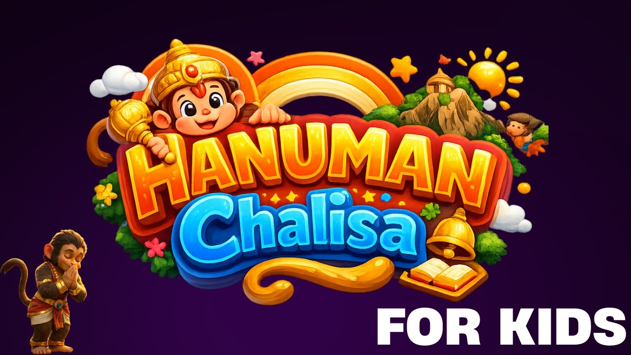 Hanuman Chalisa for Kids (1 Hour, No Ads)