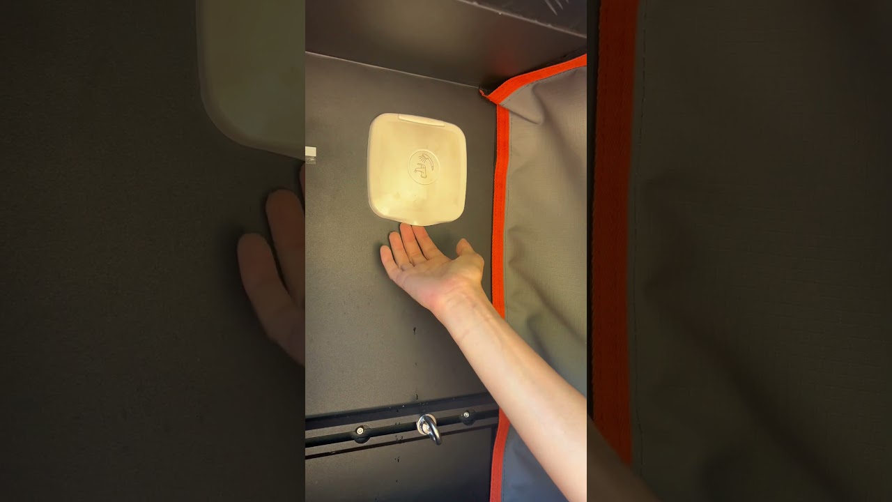 The Alu-Cab Shower Cube #campingequipment #camping #automobile #caraccessories #overlanding