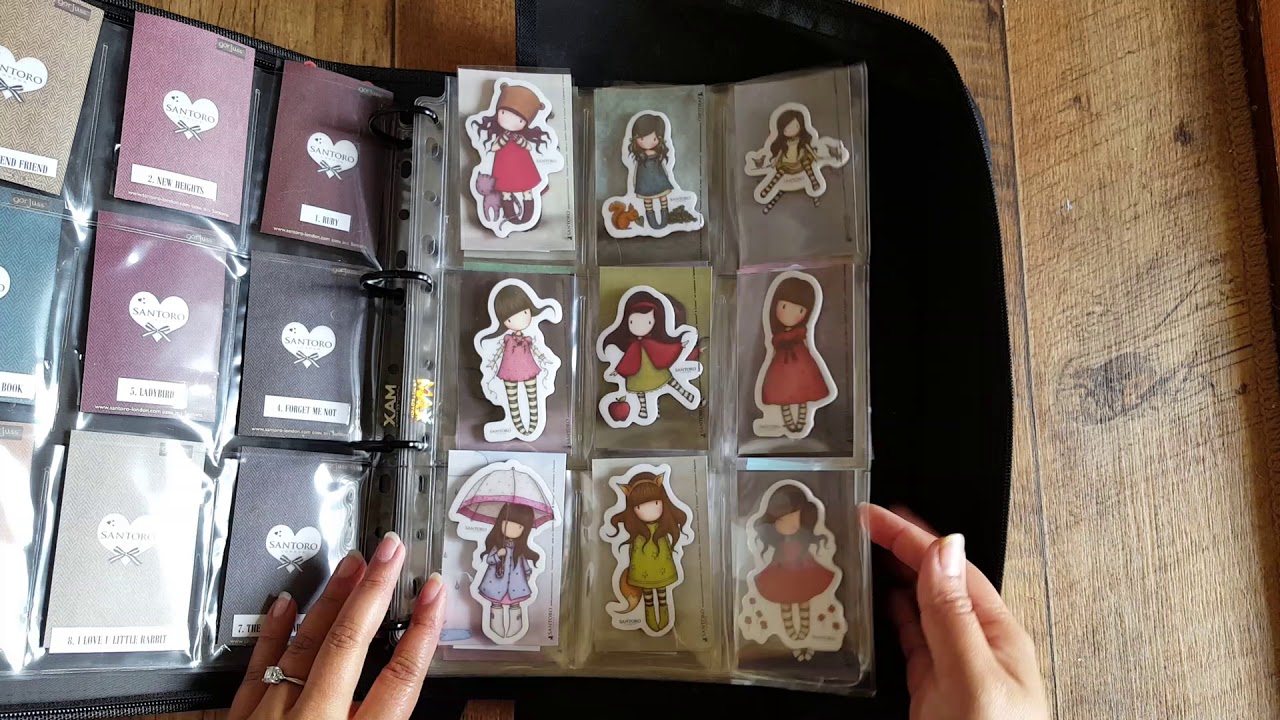 Santoro Gorjuss Girls Mini Stamps Complete Collection, ALL 60!!!( no1 - no60) & Project Share