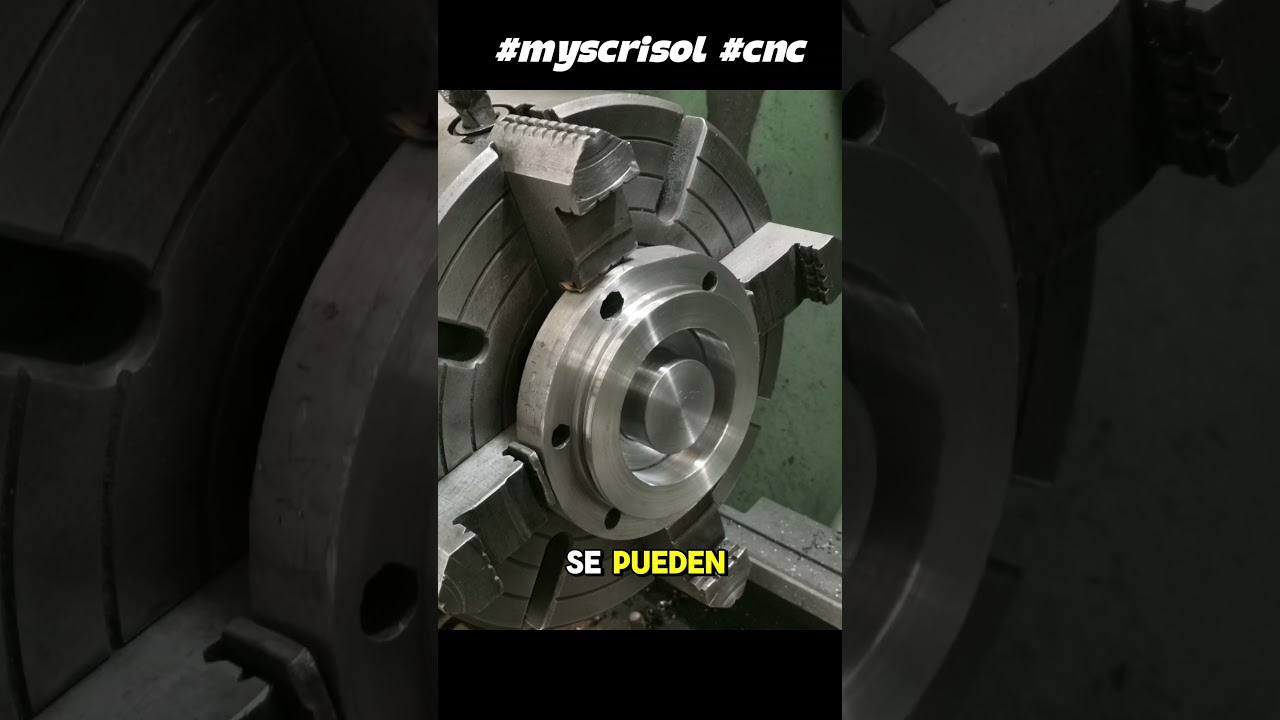 Chuck de 4 mordazas #tornocnc #cnc #tornos #ingenieria #tornoconvencional #industria #torneado