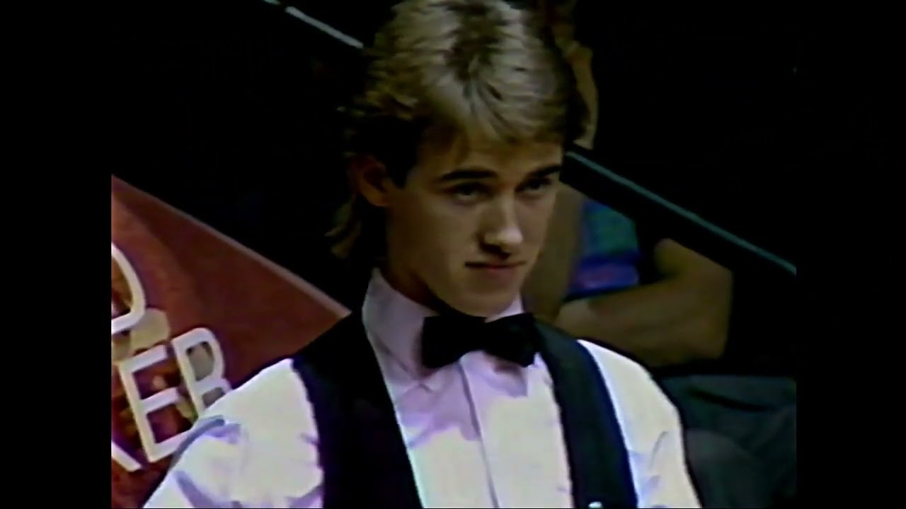 World Snooker 1990 2nd Round Stephen Hendry v Tony Meo (Best of 25) and Shots of the Championship.
