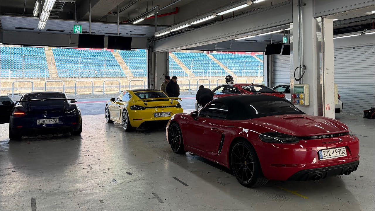 AMG GT 오너 태우고 구독자 이벤트 진행했습니다 (718 4.0 GTS 인제스피디움)