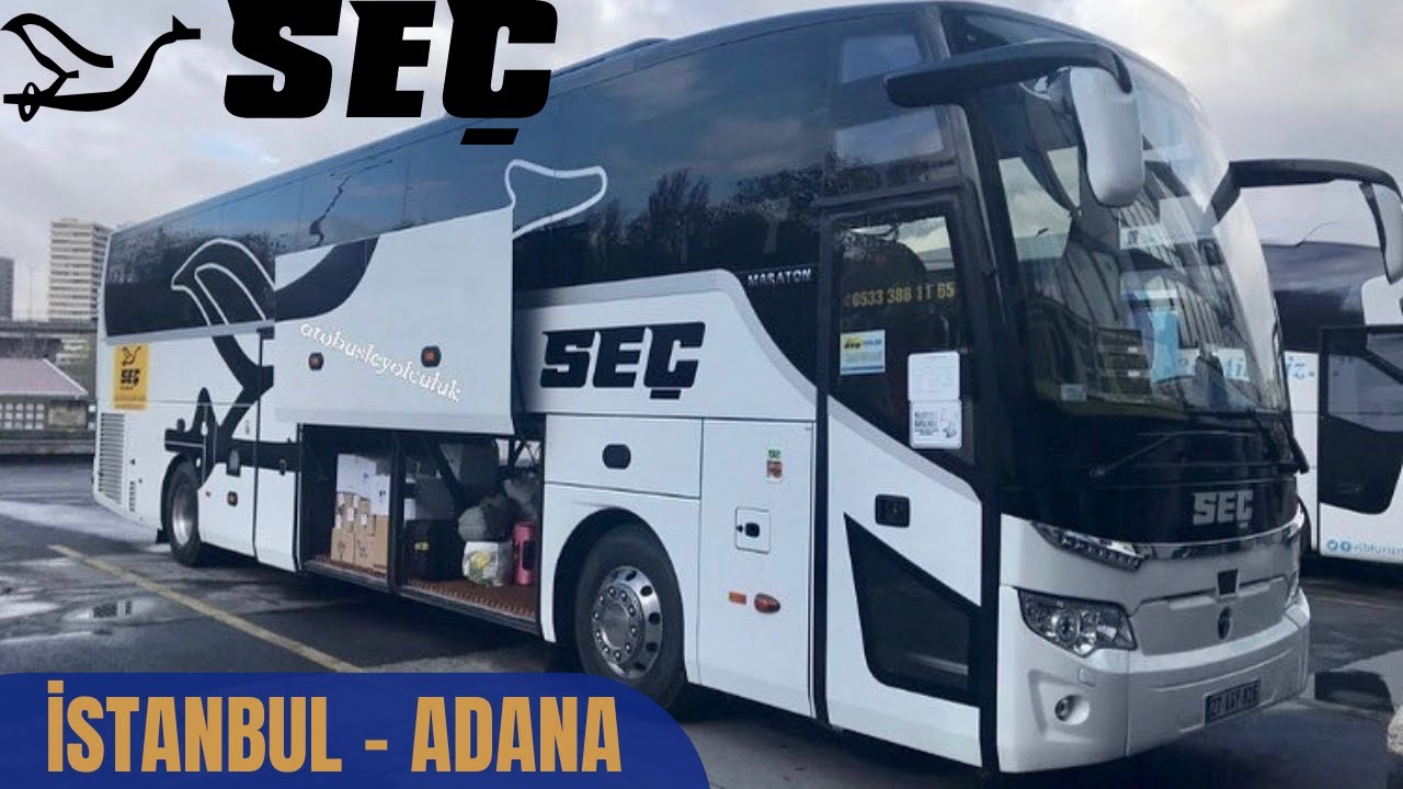 SEÇ TURİZM| TEMSA MARATON| OTOBÜS VİDEOSU| OTOBÜSLE YOLCULUK|İSTANBUL ESENLER OTOGAR- ADANA