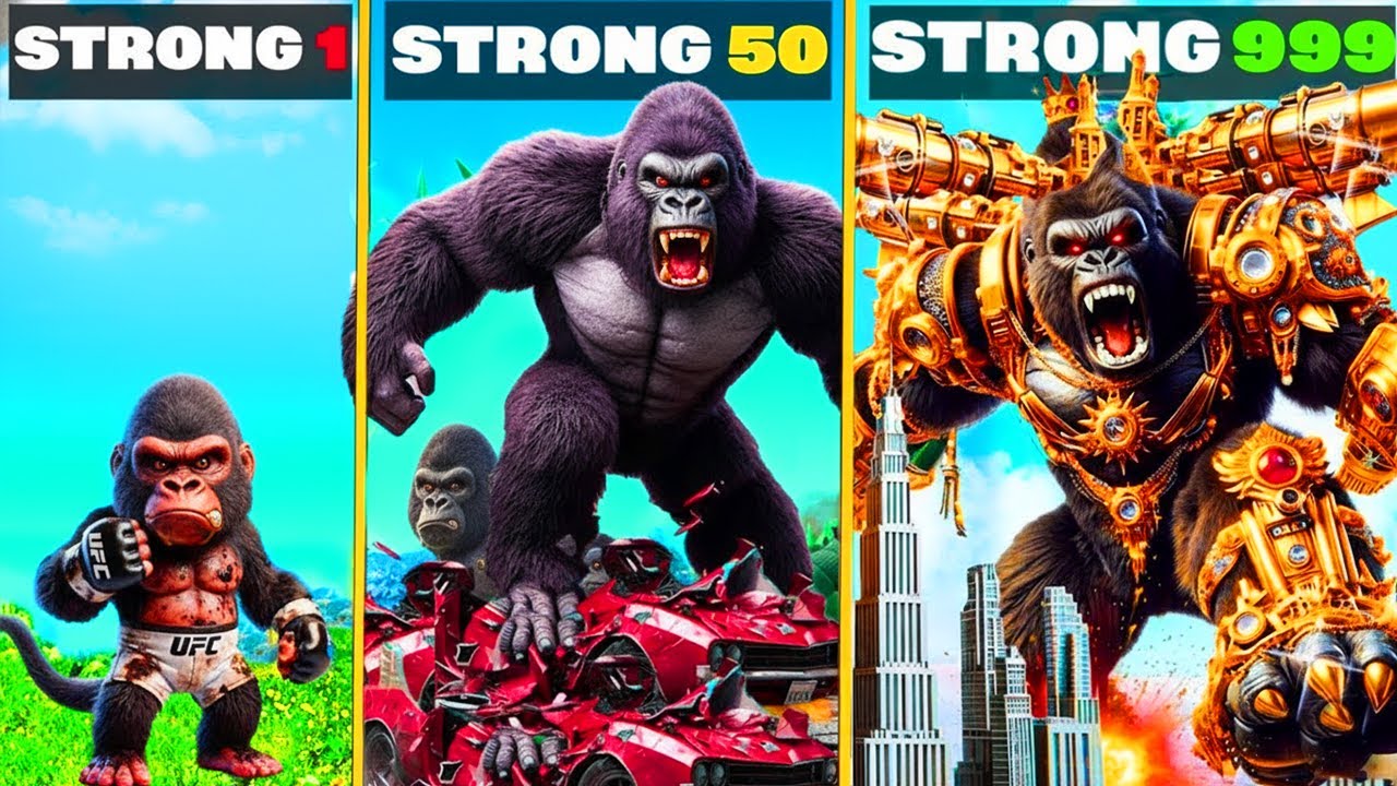 Franklin& ShinChan⚡Controlling King Kong Level Suit Upgrade 🔥😱In GTA 5 Telugu