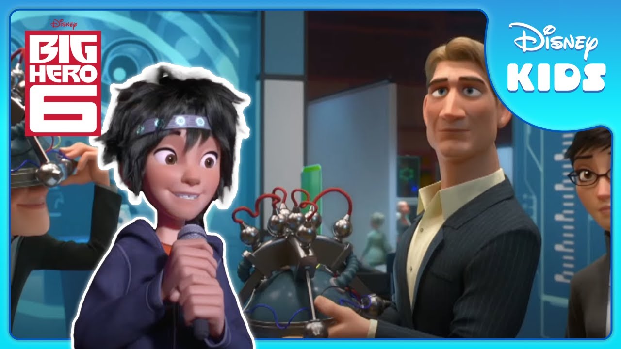 🧠 Mind-Controlled Microbots in Action! | Big Hero 6 | Disney Kids