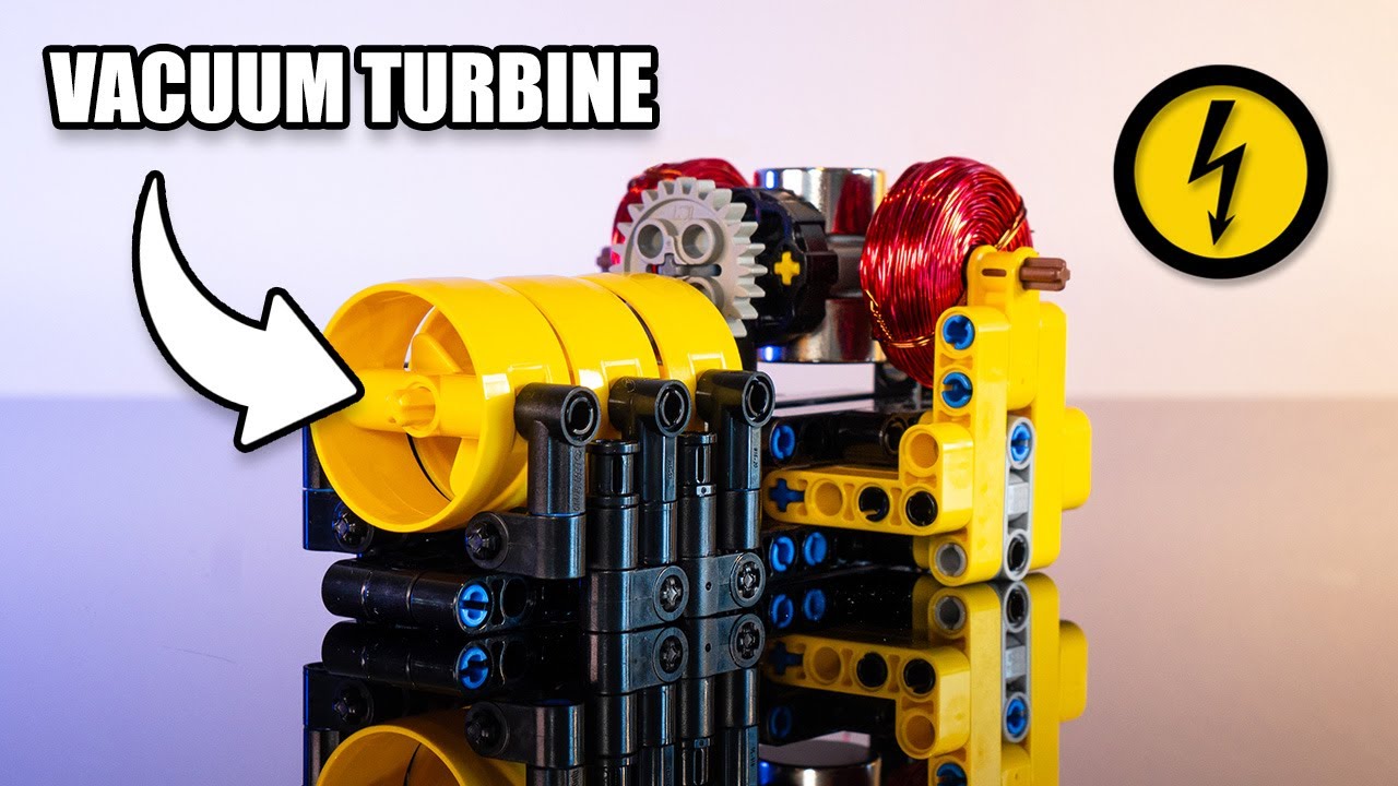 Making the SMALLEST Lego Turbine Generator