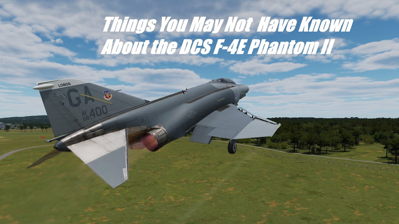 Helpful Tips for the DCS F-4E