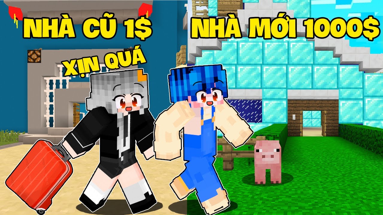 SAMMY VÀ PHONG CẬN CHUYỂN NHÀ MỚI SIÊU VIP TRONG LÀNG HERO TEAM MINECRAFT | PHONG CẬN TRANG TRÍ NHÀ