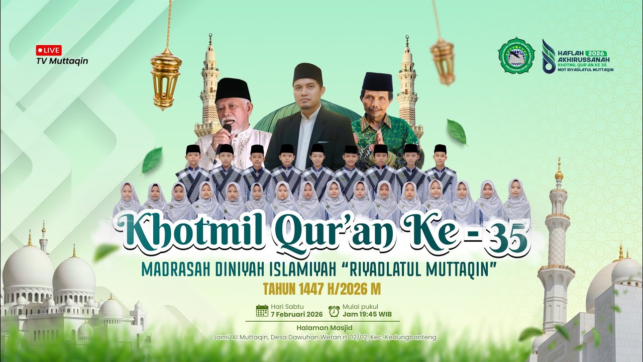 KHOTMIL QURÁN KE-35 MADRASAH DINIYAH ISLAMIYAH 