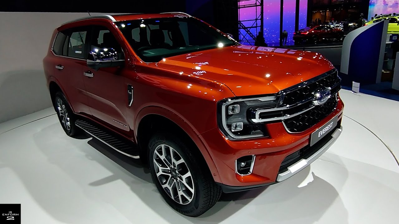 พาชม 2022 Ford Everest 2.0 Bi-Turbo Titanium+ 4X4 10AT ภายนอก ภายใน