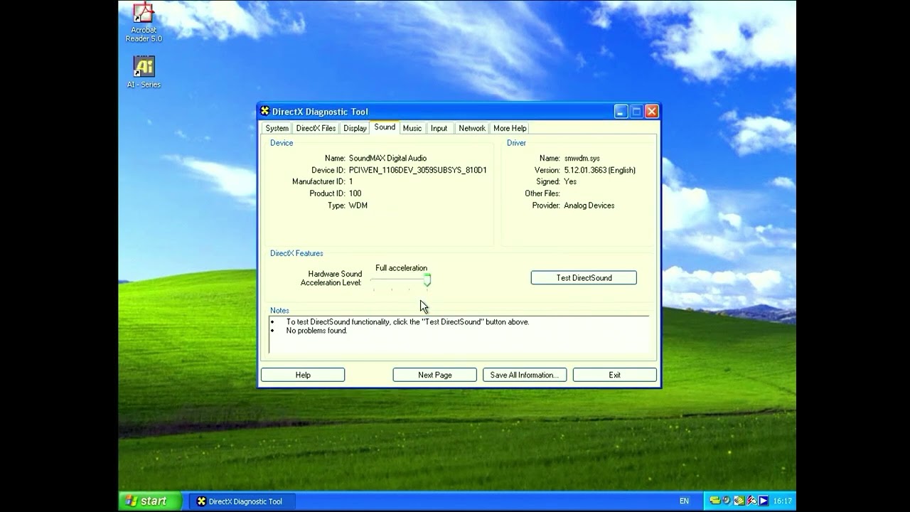 DxDiag (DirectX 8.1) (FULL HD 1080p 60FPS)