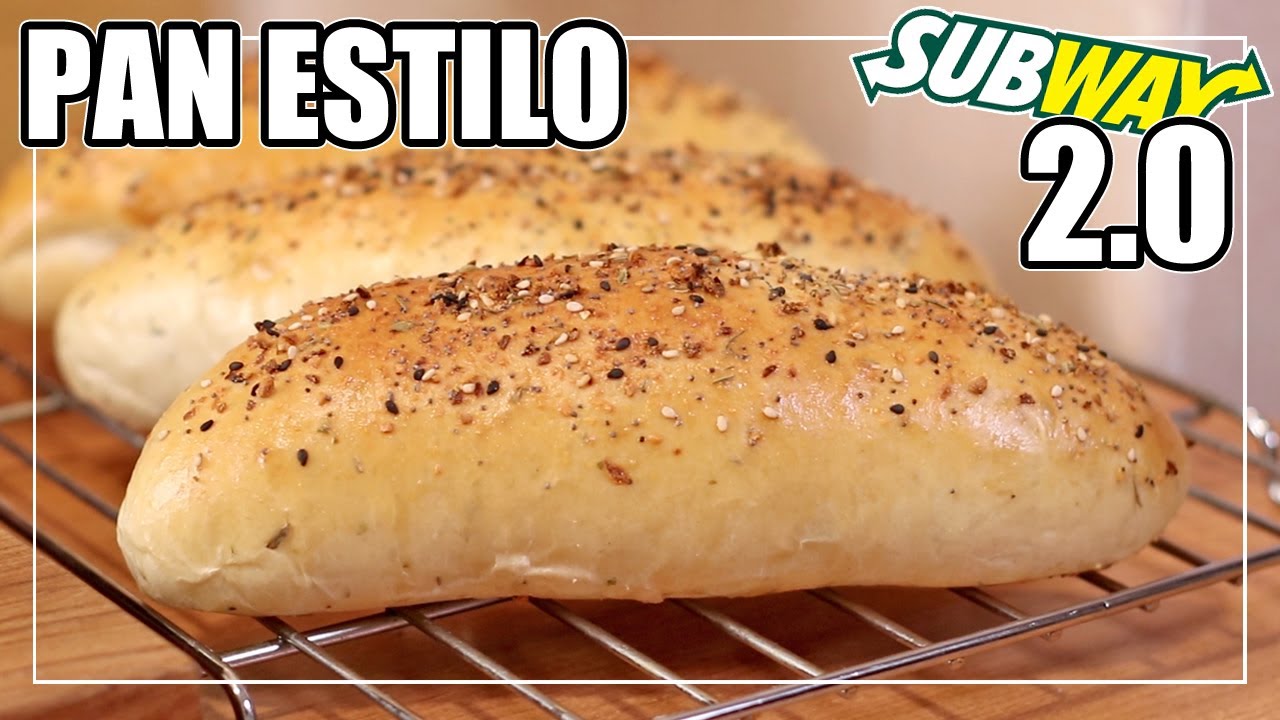 PAN CASERO estilo SUBWAY MEJORADO | El MEJOR Pan para SANDWICH