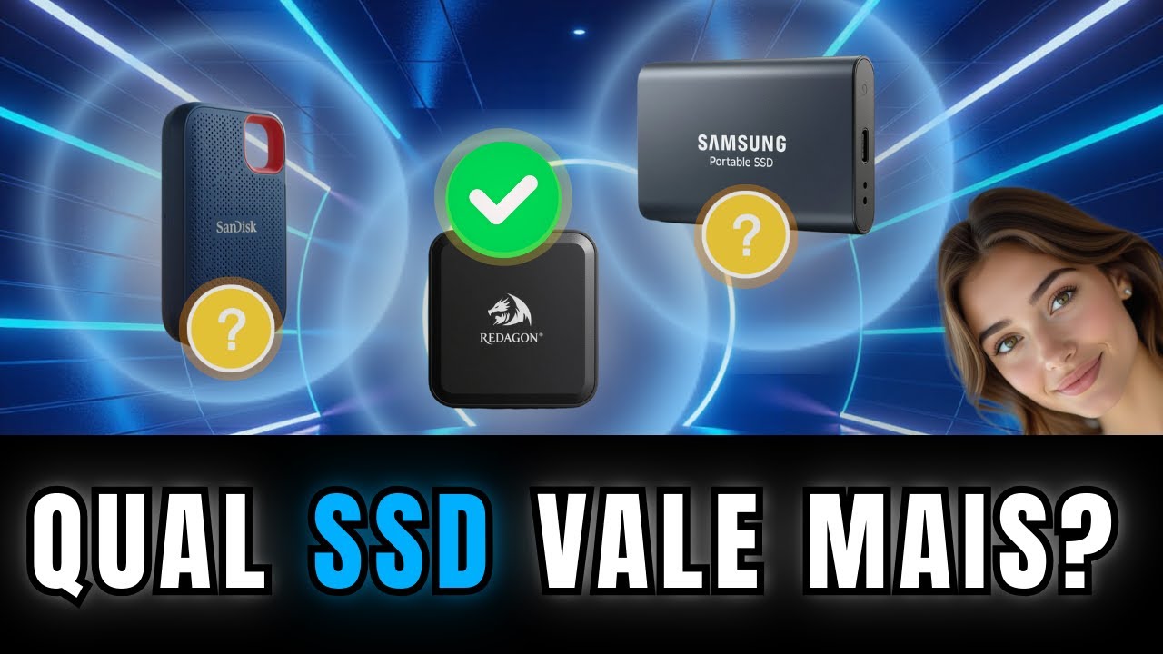 SSD Portátil: qual vale mais a pena? SanDisk, Redragon ou Samsung T7