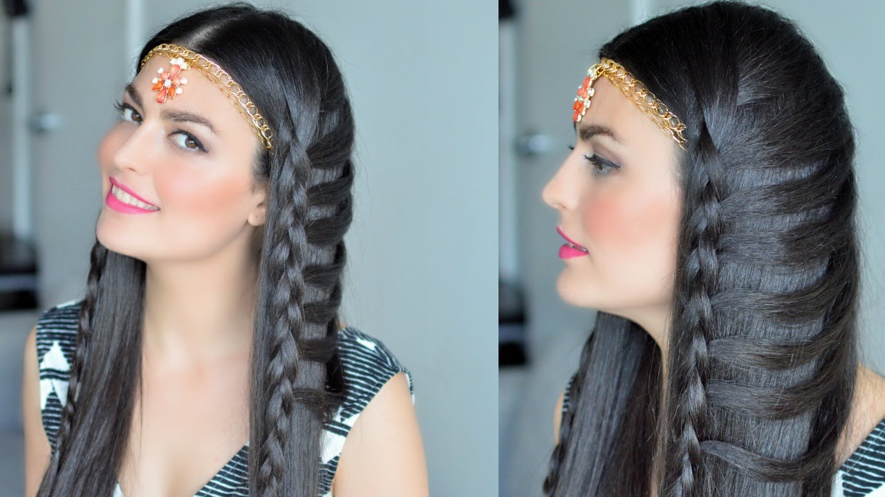 جدولة حديثة | تسريحة نسرين طافش | Dutch Braid