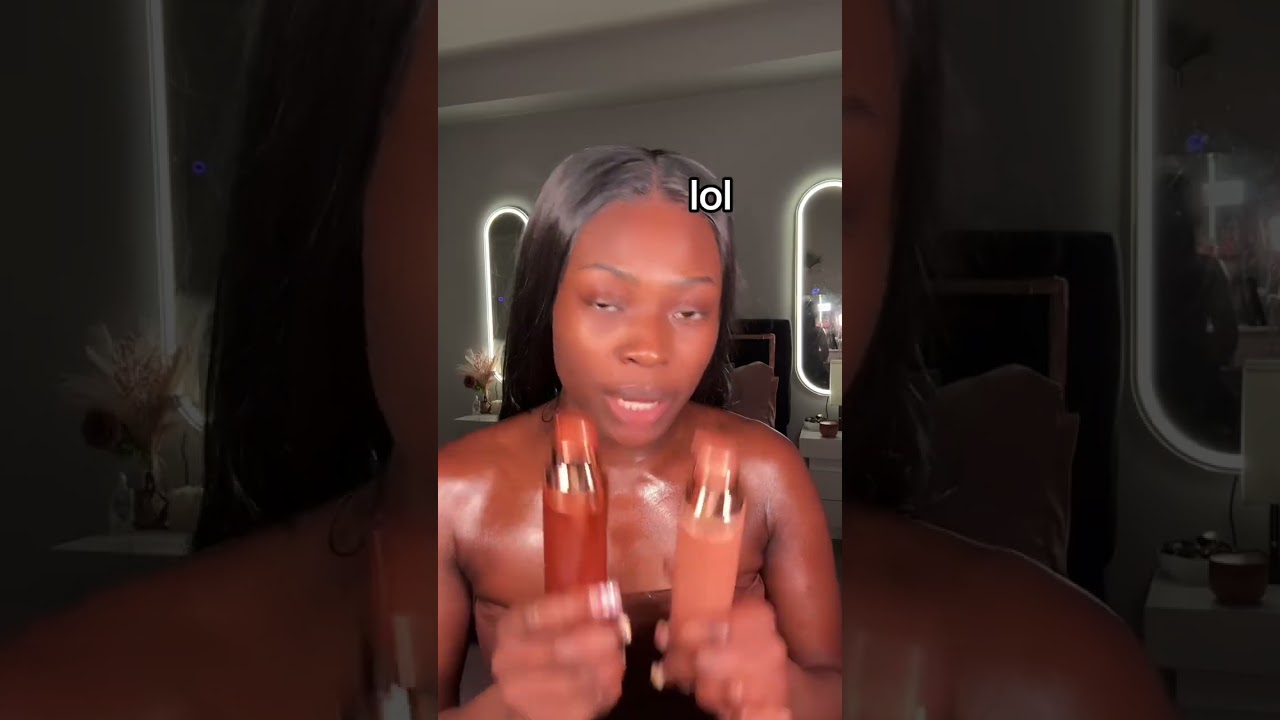 Beauty BODY LAVA!! Shade: Who Needs Clothes Shade: Penny Drop #fentybeauty #bodylava #bodyglow