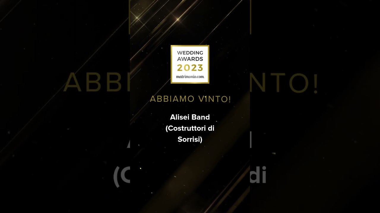Alisei wedding award's 2023