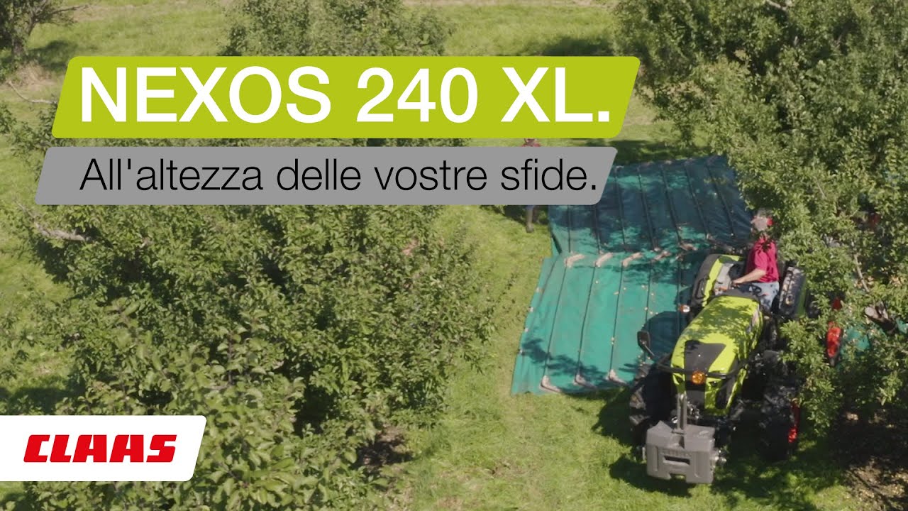 CLAAS NEXOS 240 XL. All'altezza delle vostre sfide.