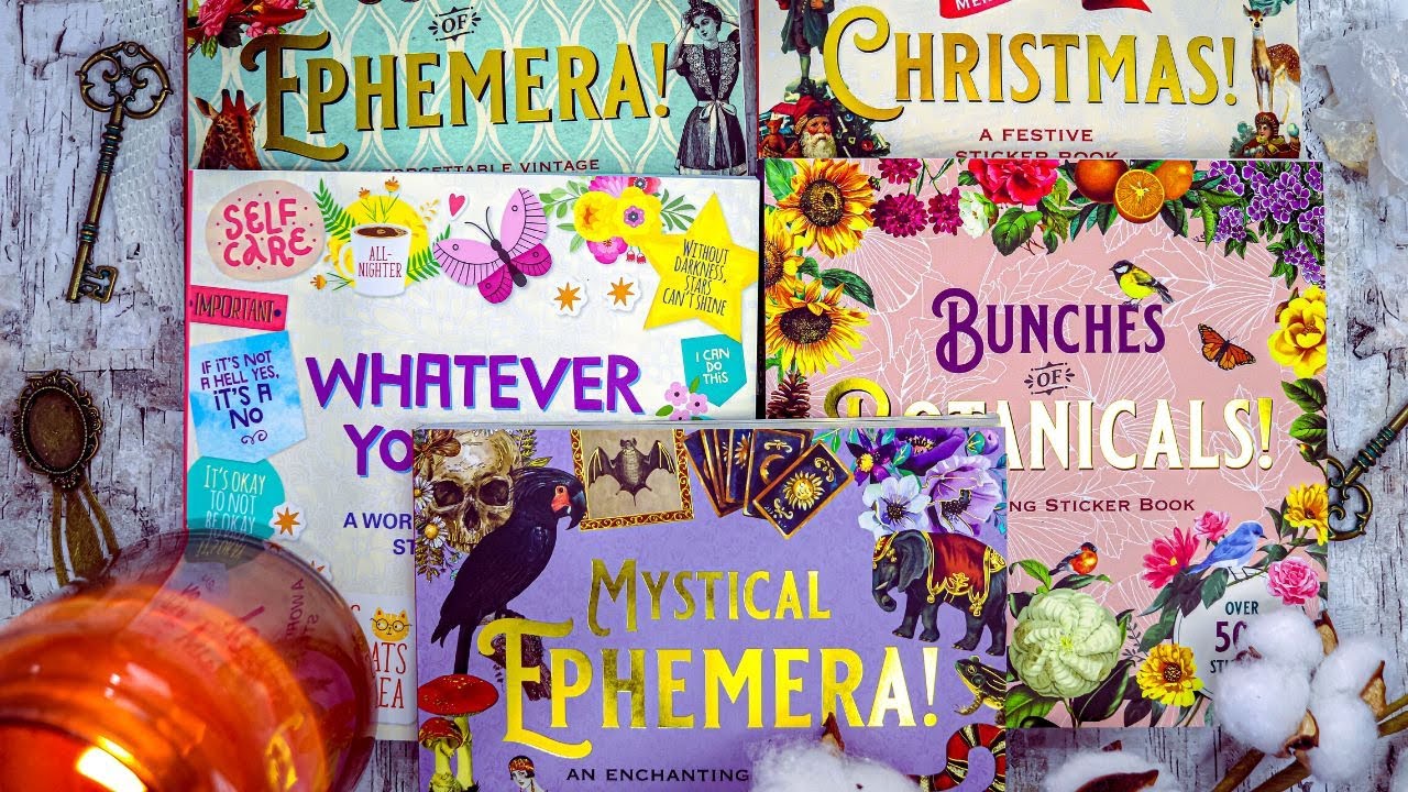 1000s of Vintage Stickers 📖: 5 Sticker Books Flip Through