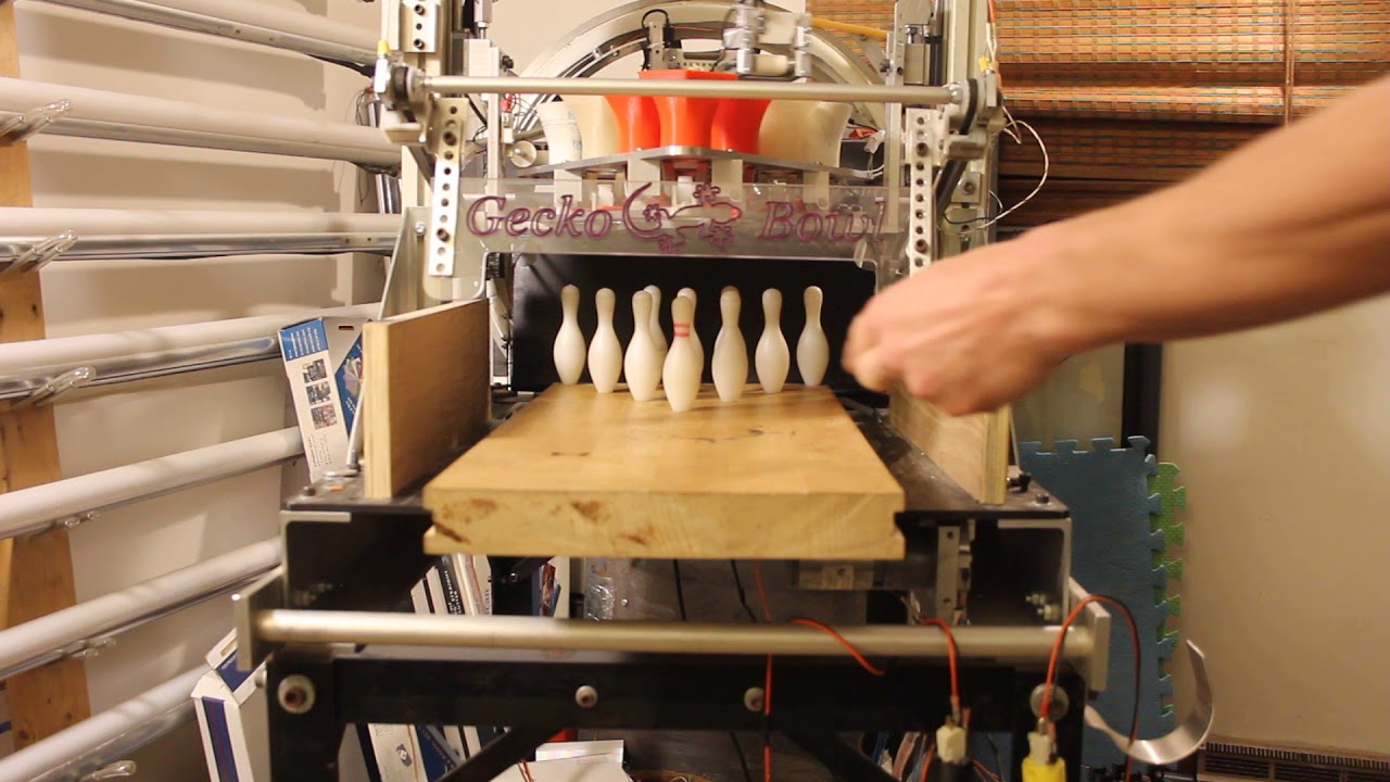 .262 scale pinsetter - working respot cycle!