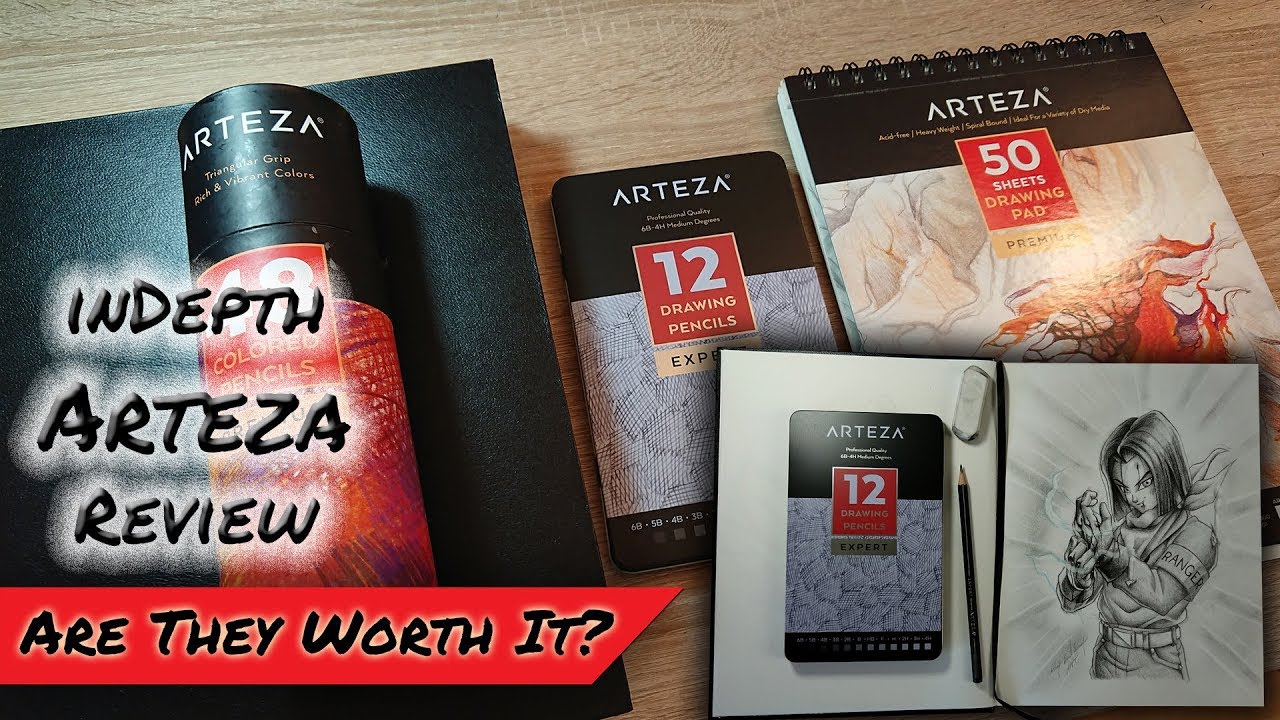 Professional Quality CHEAP Art Supplies!! Arteza Product Review