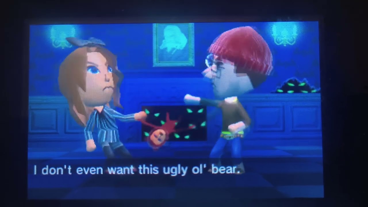 Tomodachi Life - Fight - Araceli vs. Bernd with Daisuke the Teddy Bear