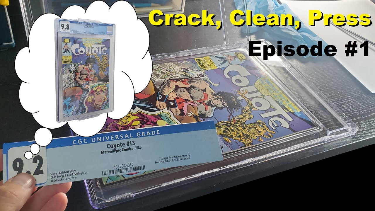 Turning a $60 Comic Into $300 With a Clean and a Press
